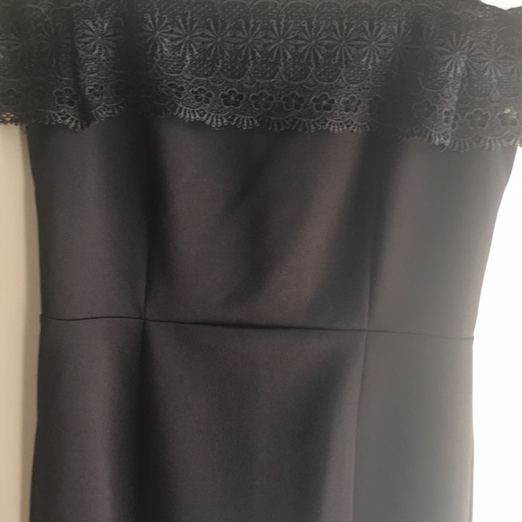 NWT Black dress with lace detail - Picture 2 of 4